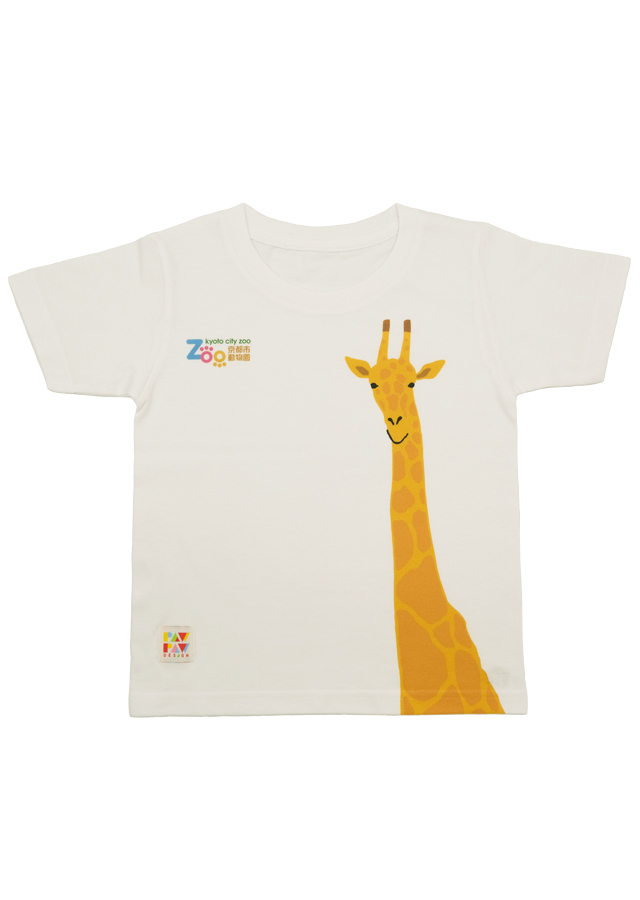 Tシャツ　キリン　100　白