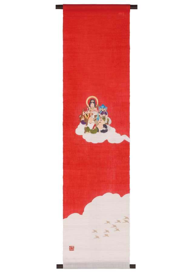タペストリー「七福神」