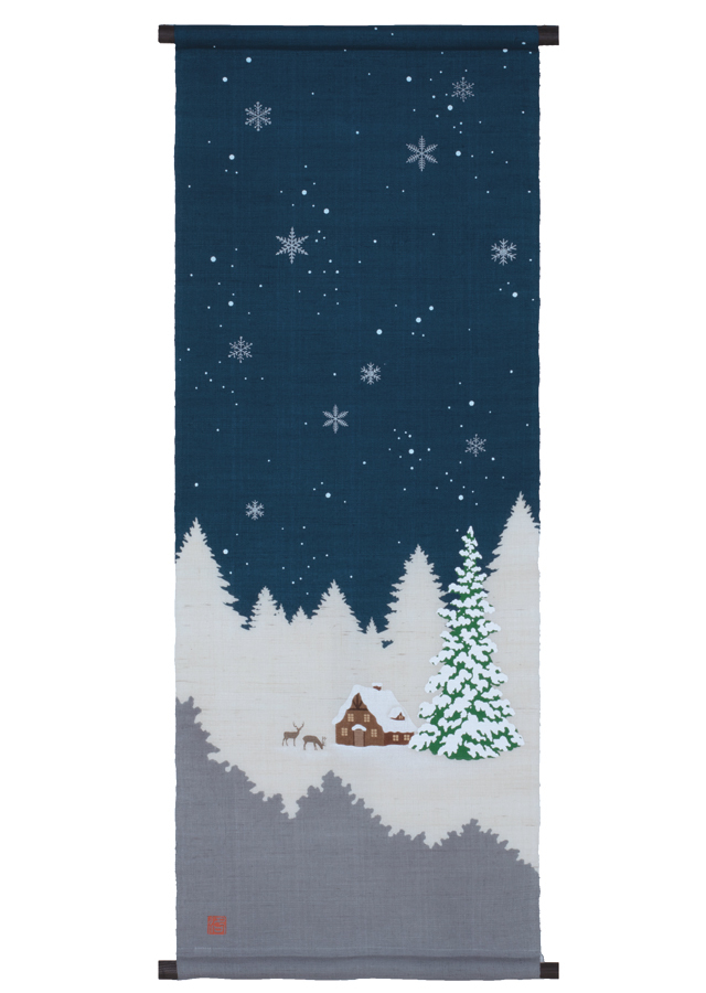 タペストリー「ホワイトクリスマス」