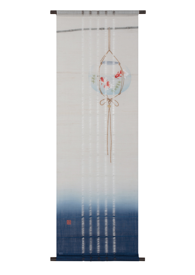 タペストリー「金魚鉢」