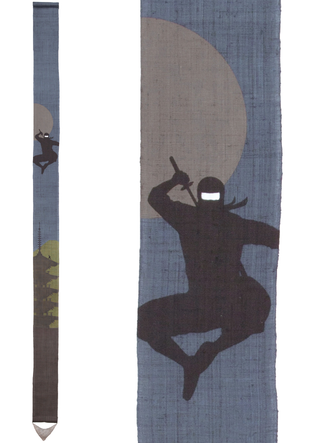 細タペストリー「NINJA」
